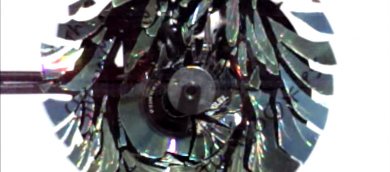 Exploding CD at 170.000 frames per second