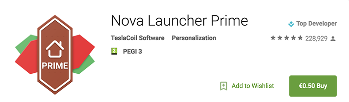 Nova Launcher Prime