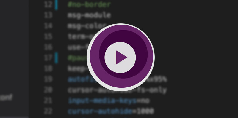 Configure mpv on MacOS