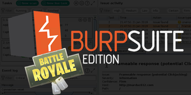 Burp Suite – Battle Royale Edition