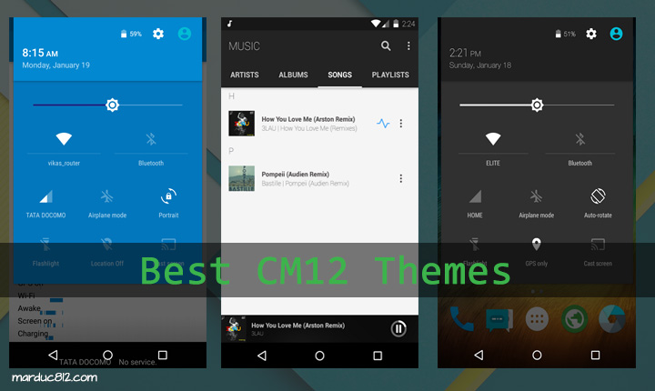 best free cm12 themes